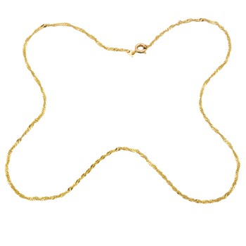 9ct Gold 1.8g 18 inch Singapore Chain